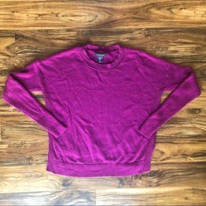 Tahari Fuchia Crewneck Knit Sweater Women’s Medium